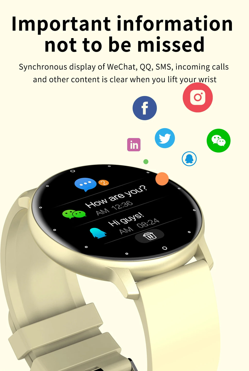 LIGE 2026 Smart Watch