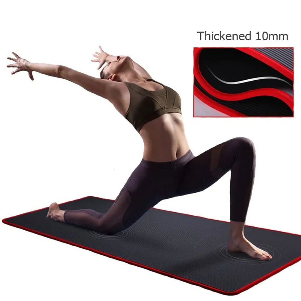 10mm Non-slip Anti-Tear Yoga Mat Thick Fitness