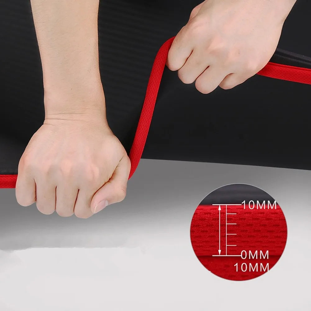 10mm Non-slip Anti-Tear Yoga Mat Thick Fitness