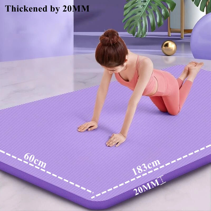20MM 183×60cmThick Yoga Mats Anti-slip