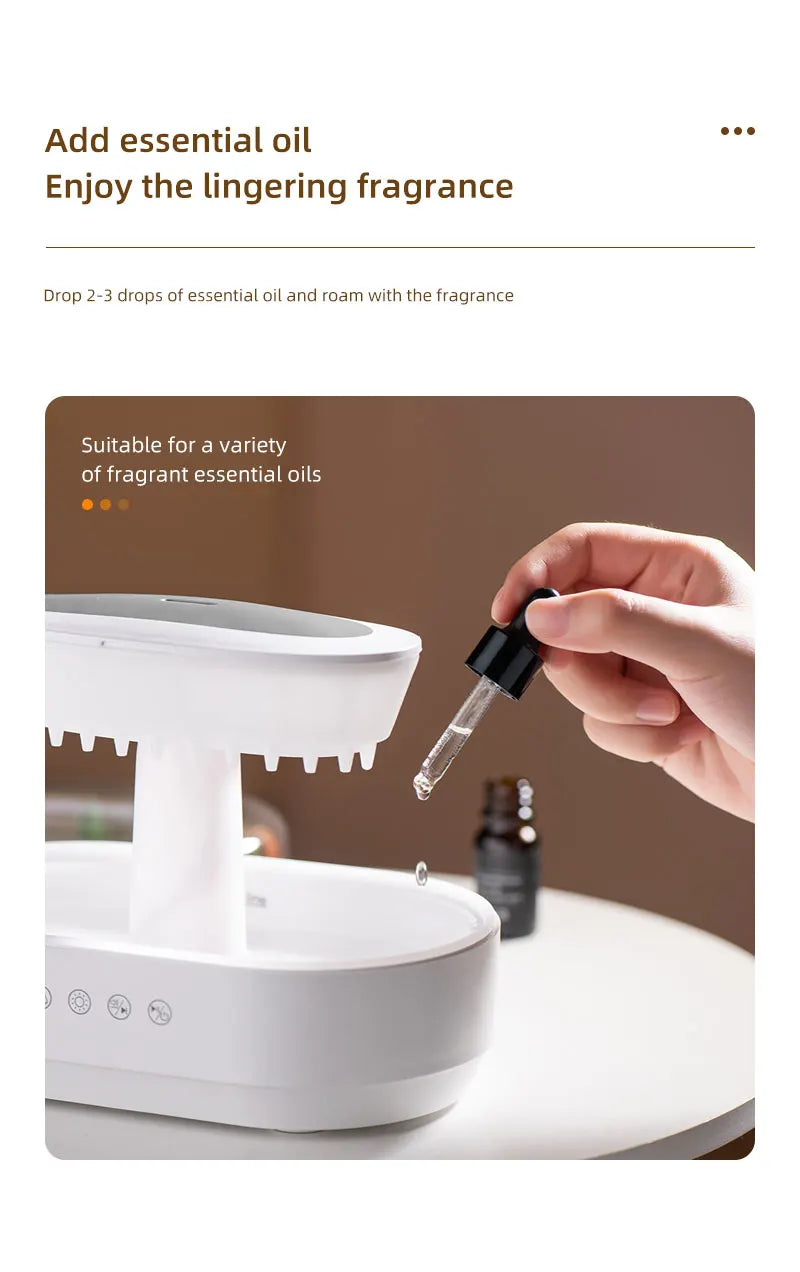Aroma Humidifier Raindrop Air Humidifier