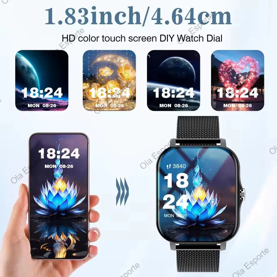 1.83''  Smart Watch Fitness Clock