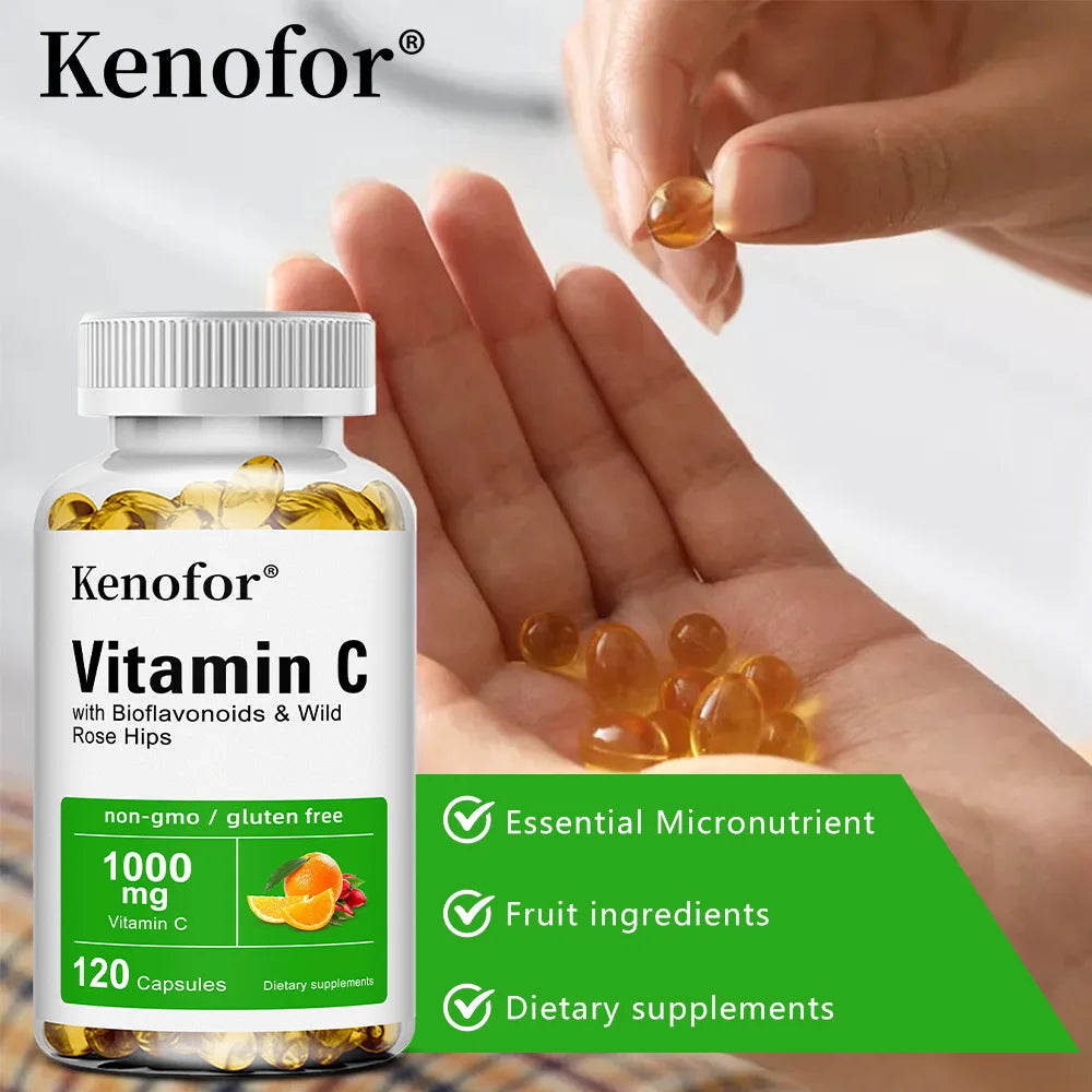 Vitamin C 1000mg - with Bioflavonoids & Wild Rose Hips