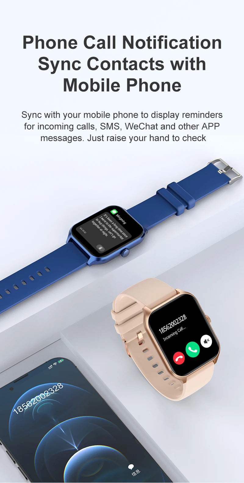 Smart Watch  for Women Men HD display