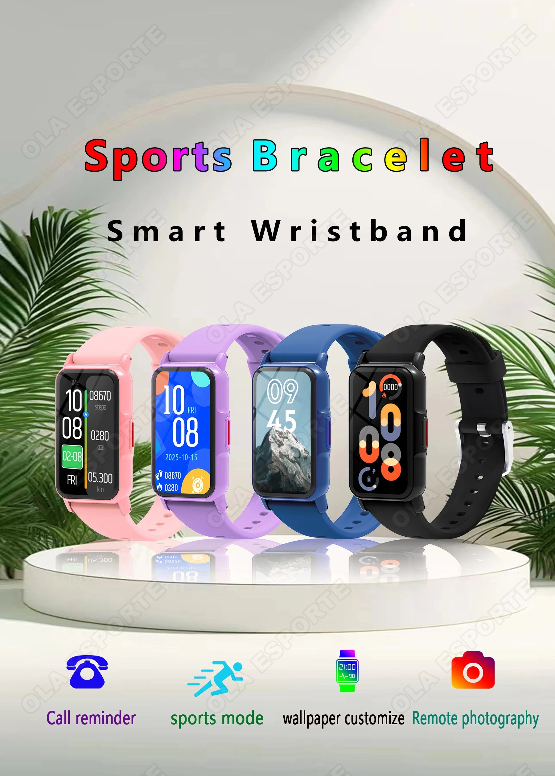 Fitness Tracker Smart Band