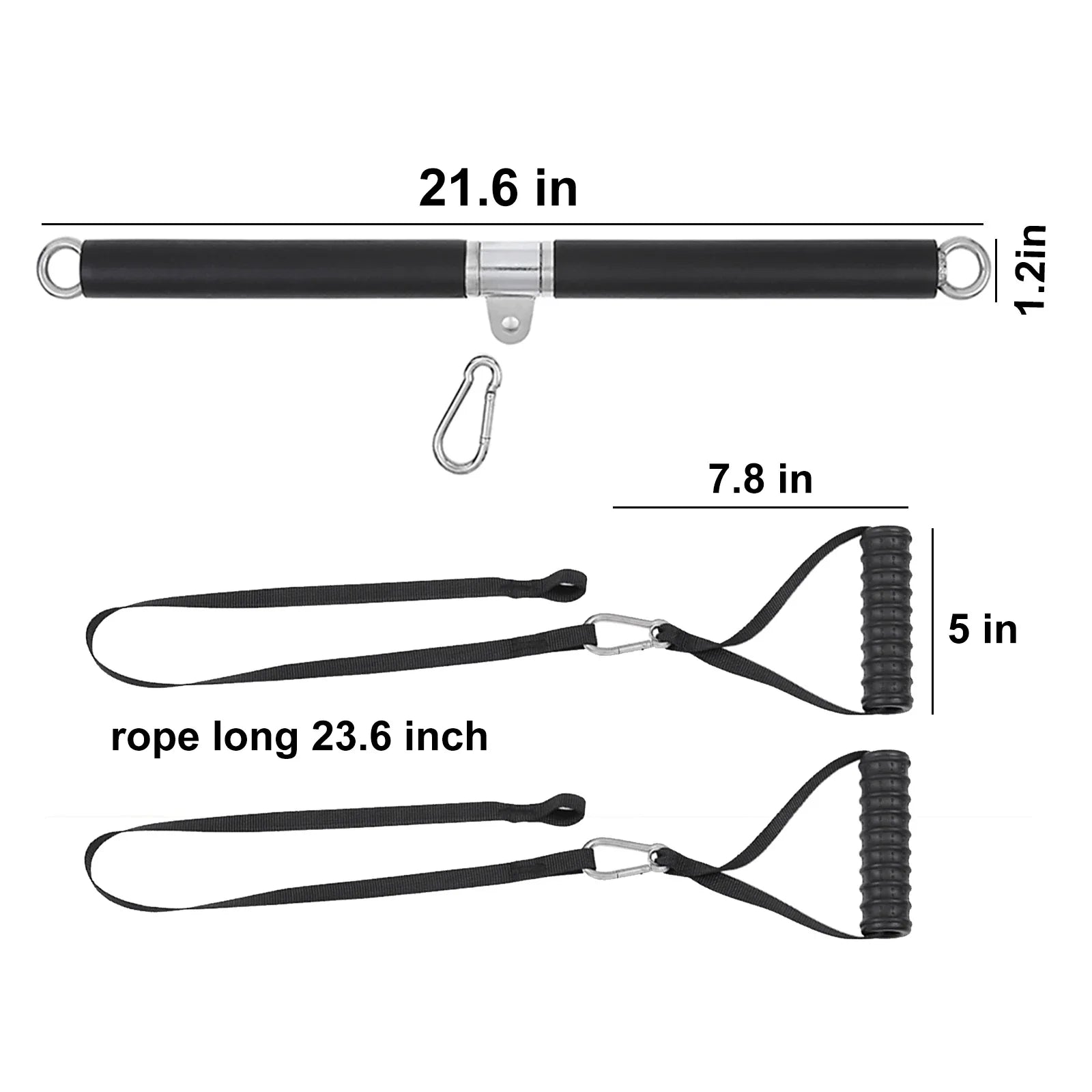 Straight Rod with Fitness Equipment Accessories
