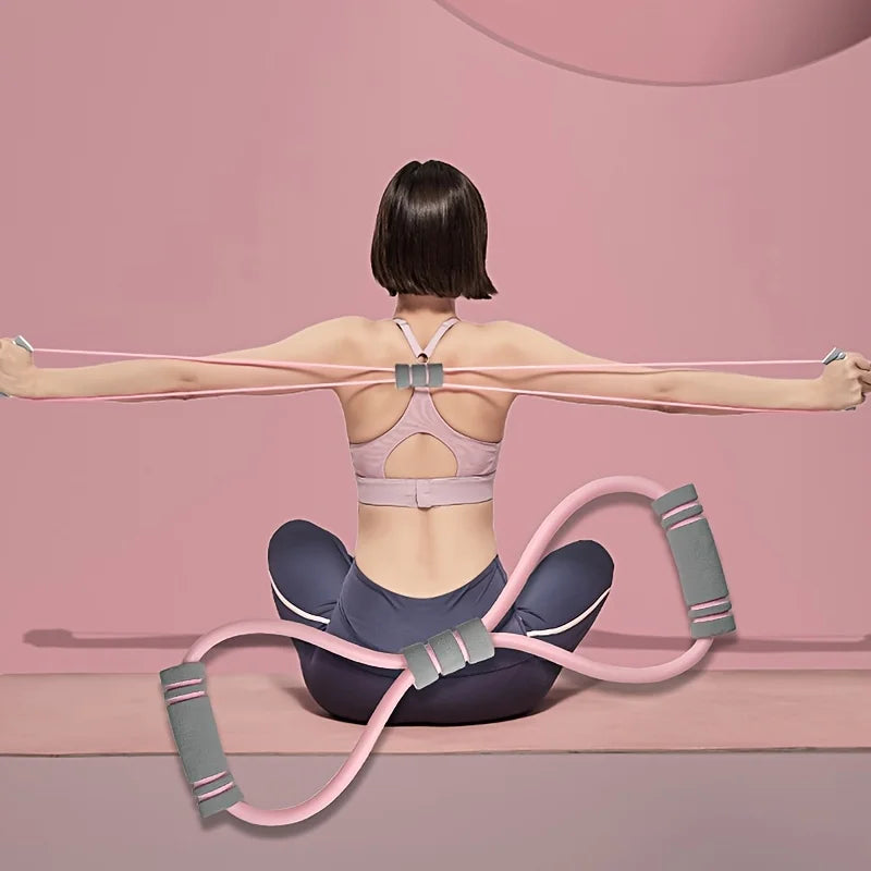 1pcs New 8-Shaped Tensioner for Fitness, Slimming and Whole Body Exercise for Women's Home Fitness Equipment