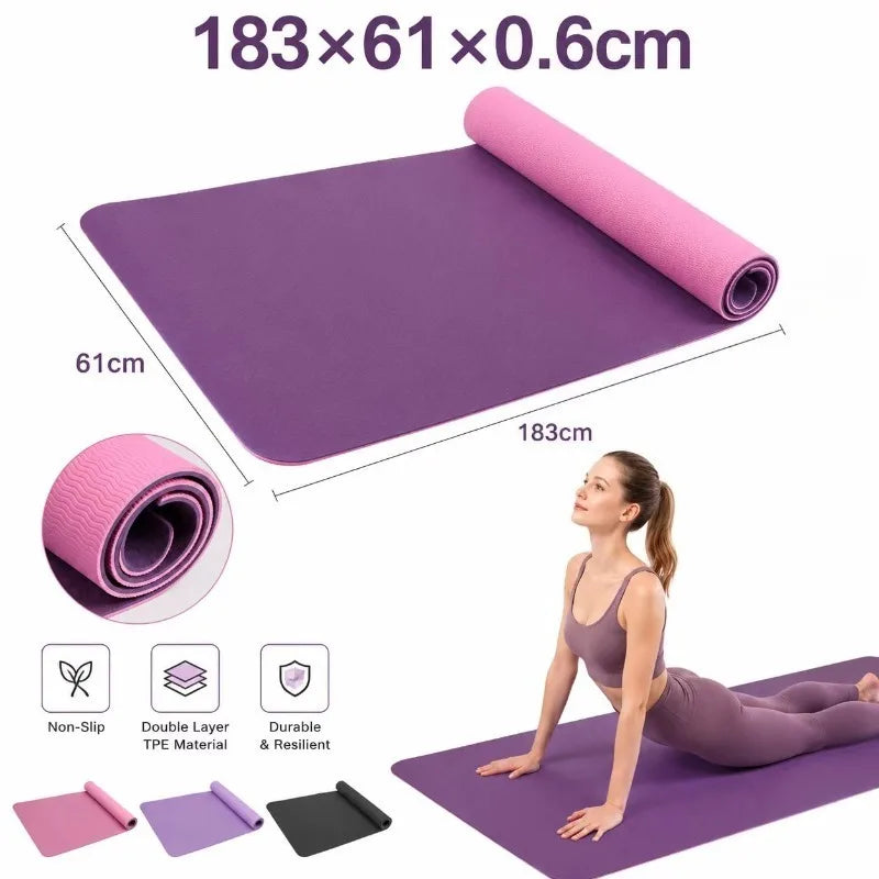 Yoga Mats Anti-slip Sport Fitness Mat