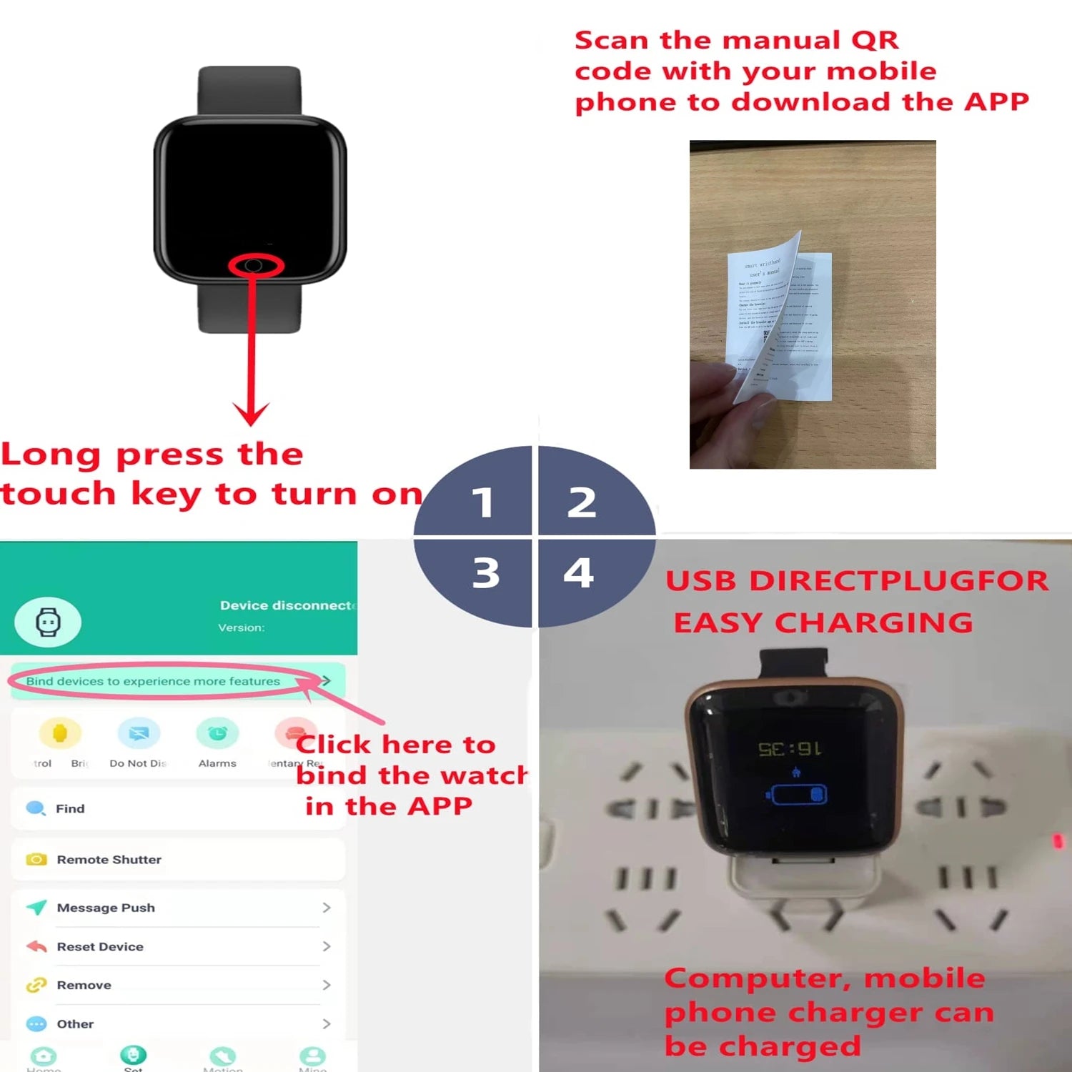Sports Smartwatch For Men and Women