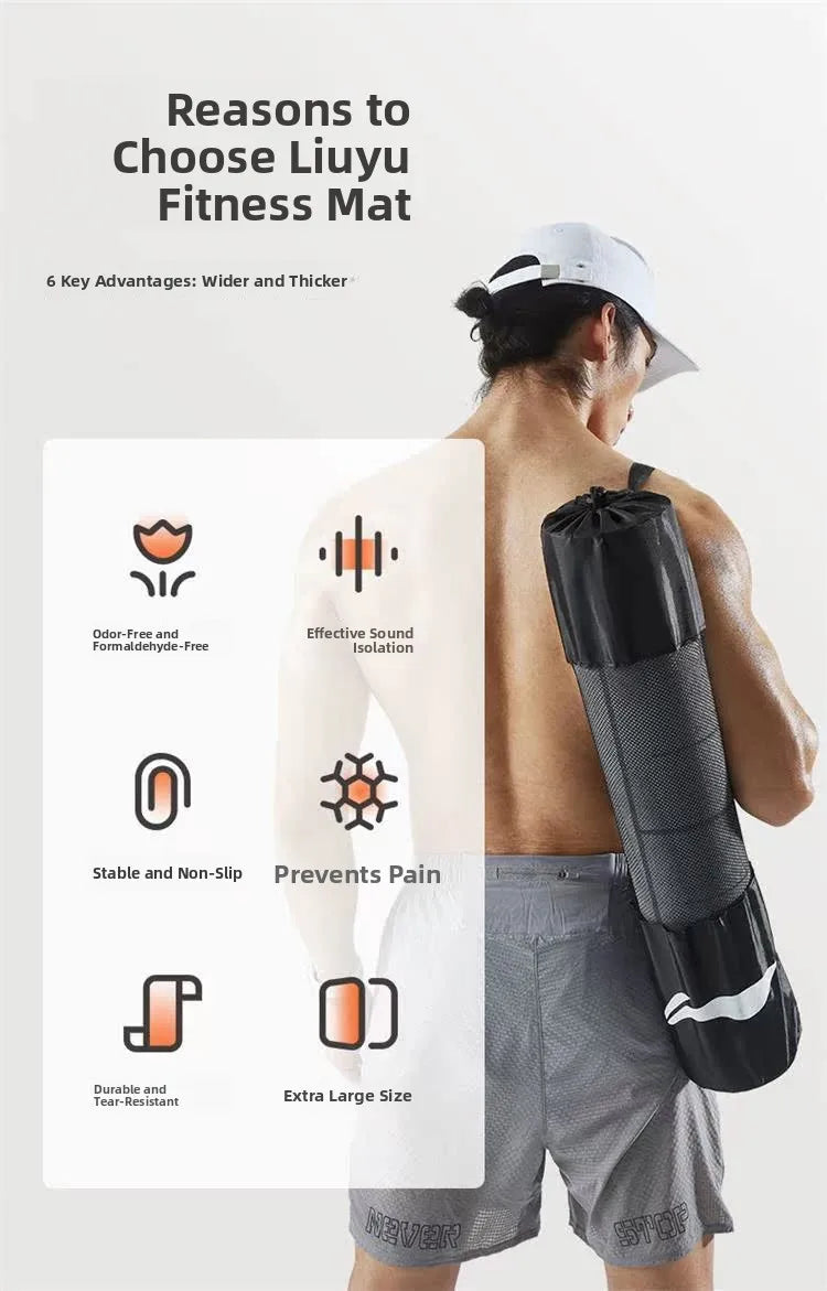 Men's Thickened 20mm Yoga Mat Non-Slip