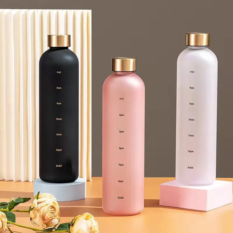 Water Bottle With Time Marker