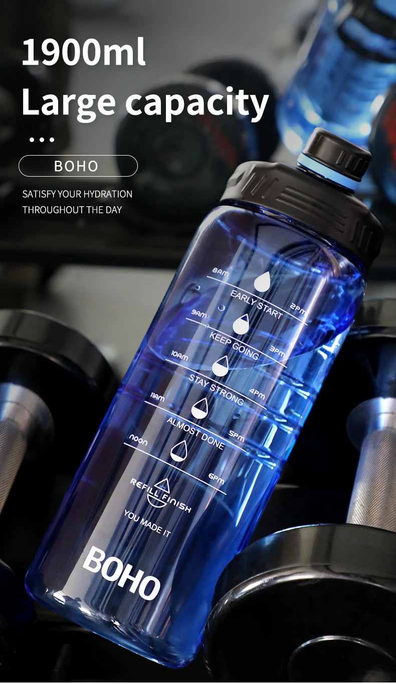 2 Liter Water Bottle With Straw