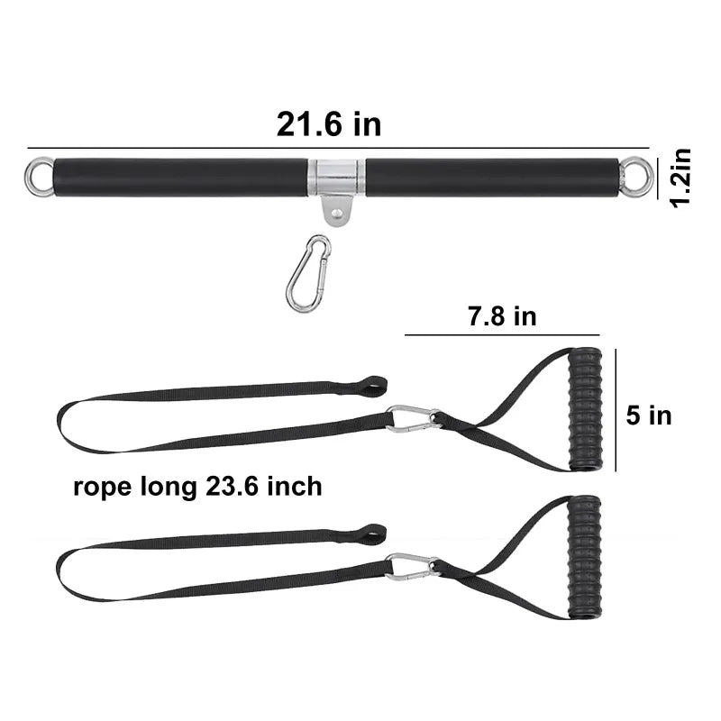 Straight Rod with Fitness Equipment Accessories