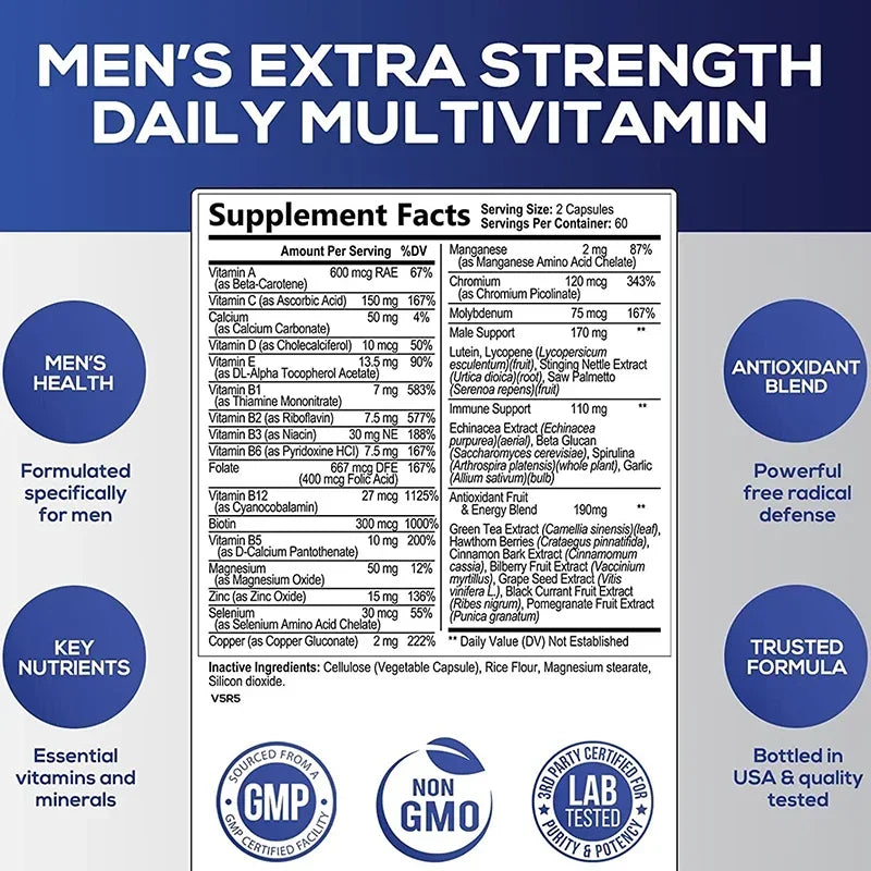 Men's Multivitamin Supplement-Daily