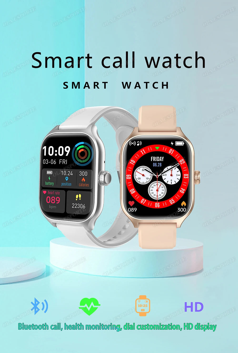 Smart Watch For Android IOS Watches 2.01inch