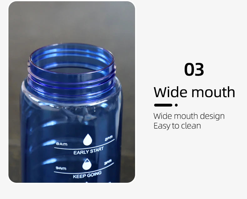 2 Liter Water Bottle With Straw