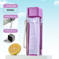 Simple Square Water Bottle Personalized