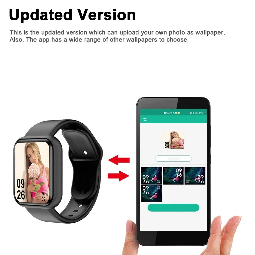 Smart Watch For Women Men Wristwatch