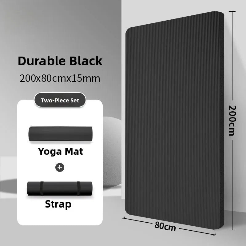 Men's Thickened 20mm Yoga Mat Non-Slip