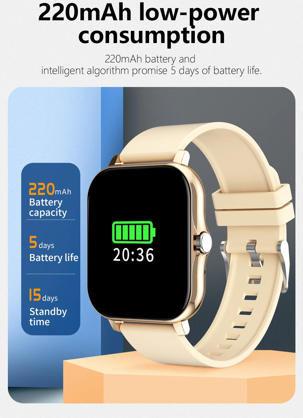 Watch Fitness Clock Waterproof