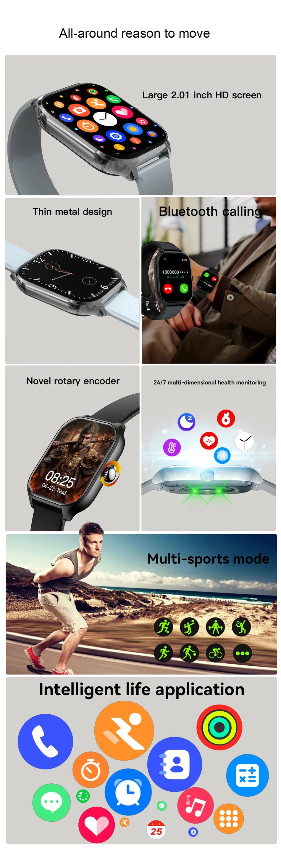 New Smart Watch Men Women