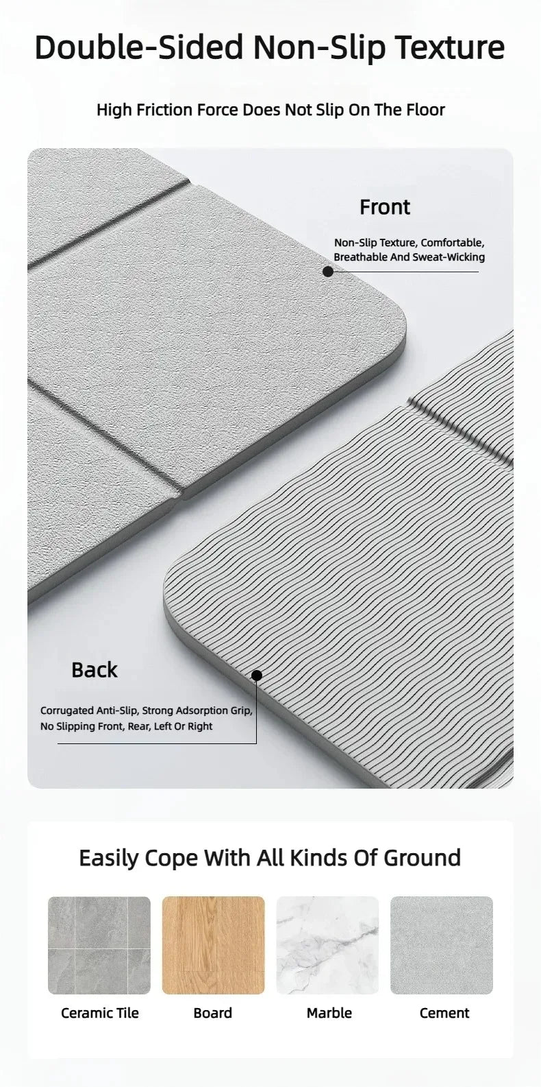 Ecological, Folding Yoga Mat