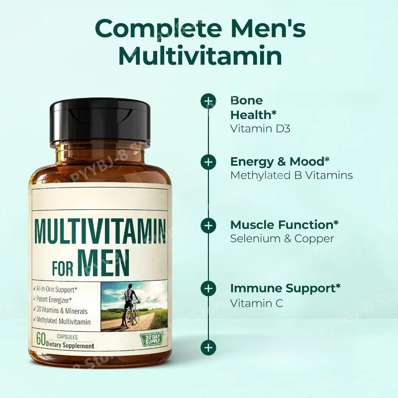 Men Multivitamin Capsules 20 Vitamins & Minerals