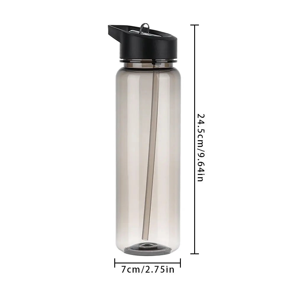 Water Bottle with Straw