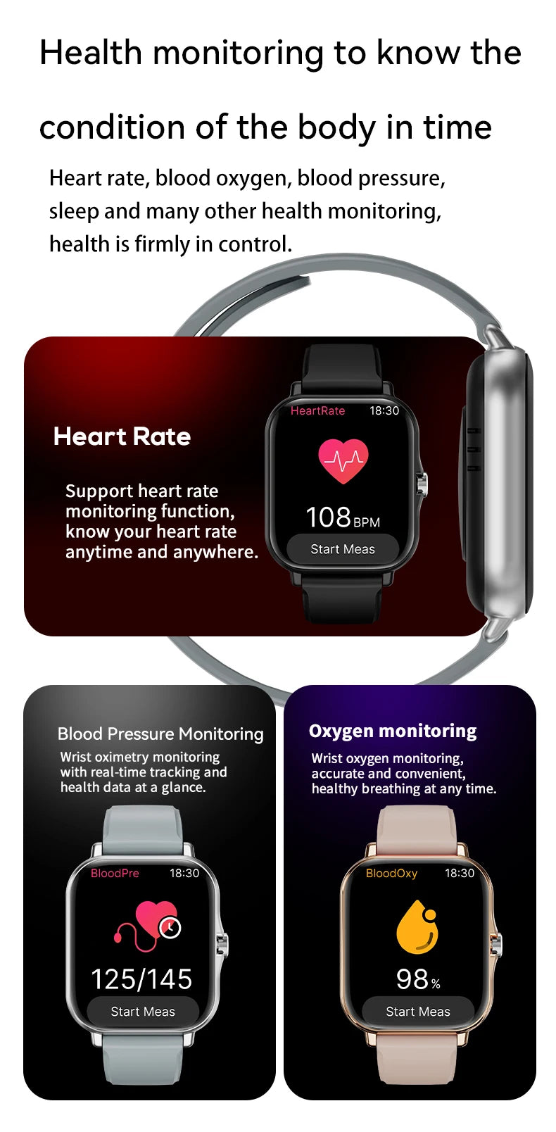 LAXASFIT 2025 New Smart Watch for Men Women