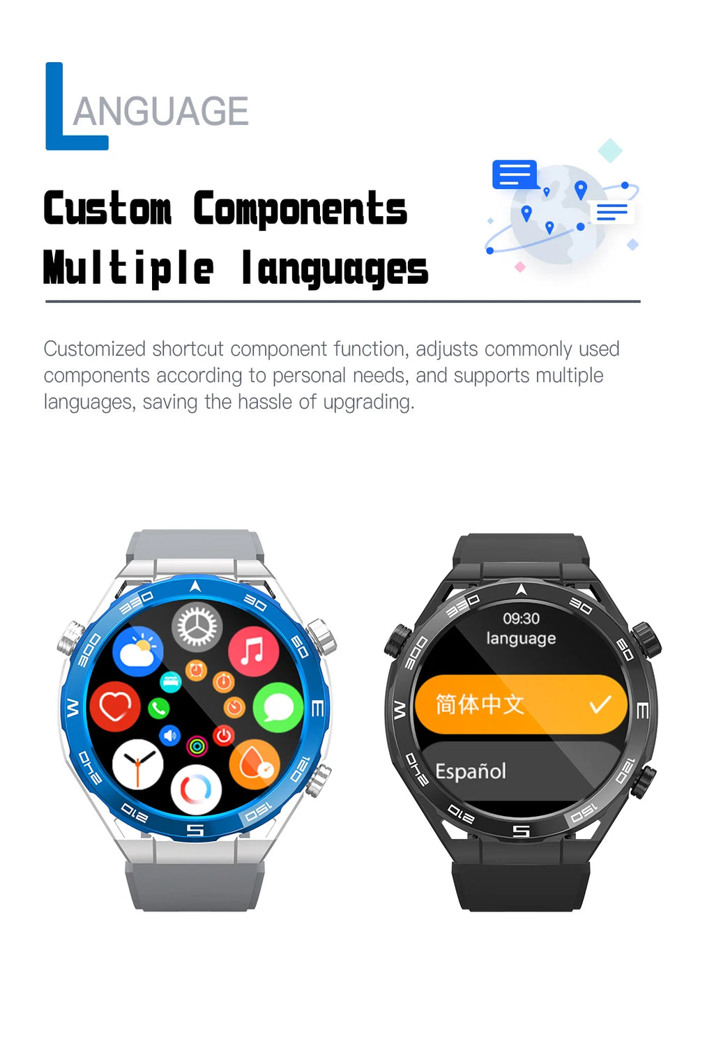 Smart Watch for Men Women Outdoor Activities