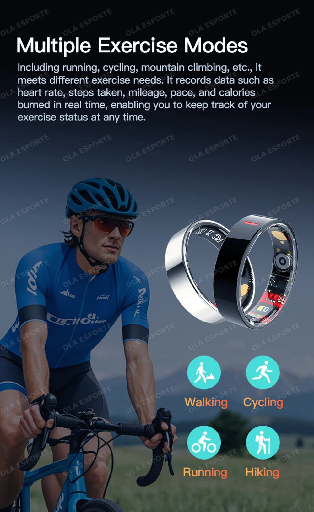 Smart Watch For Men Women IP68 Waterproof