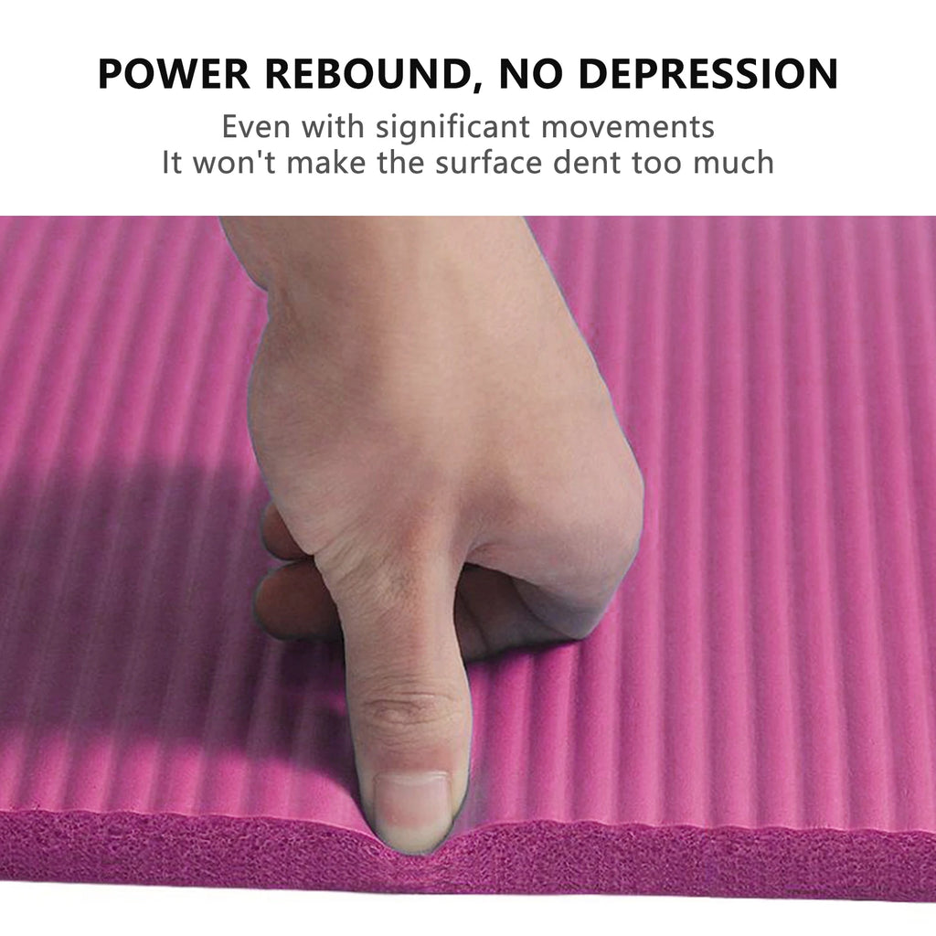60x25cm Yoga Mat 15mm Home Fitness Mat