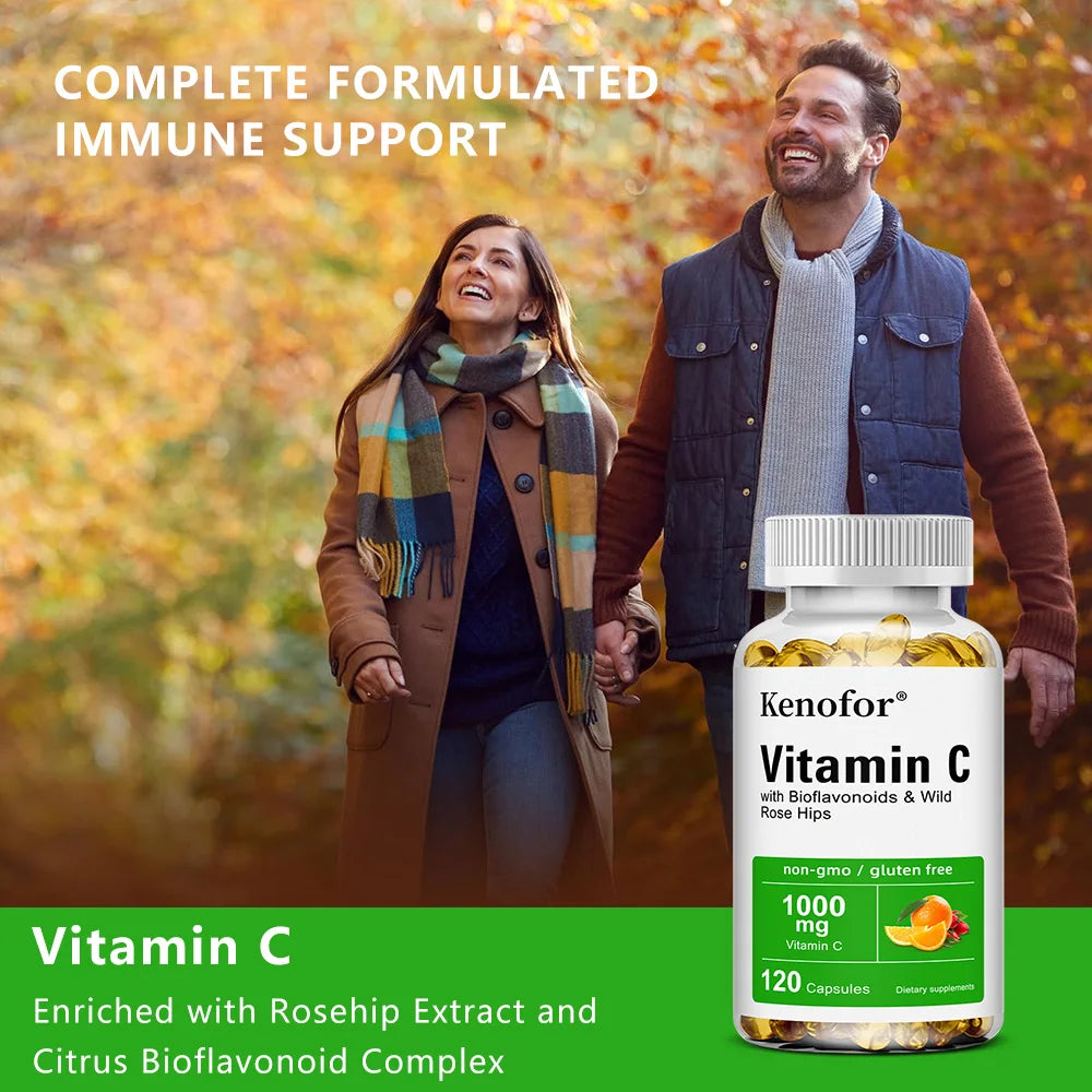 Vitamin C 1000mg - with Bioflavonoids & Wild Rose Hips