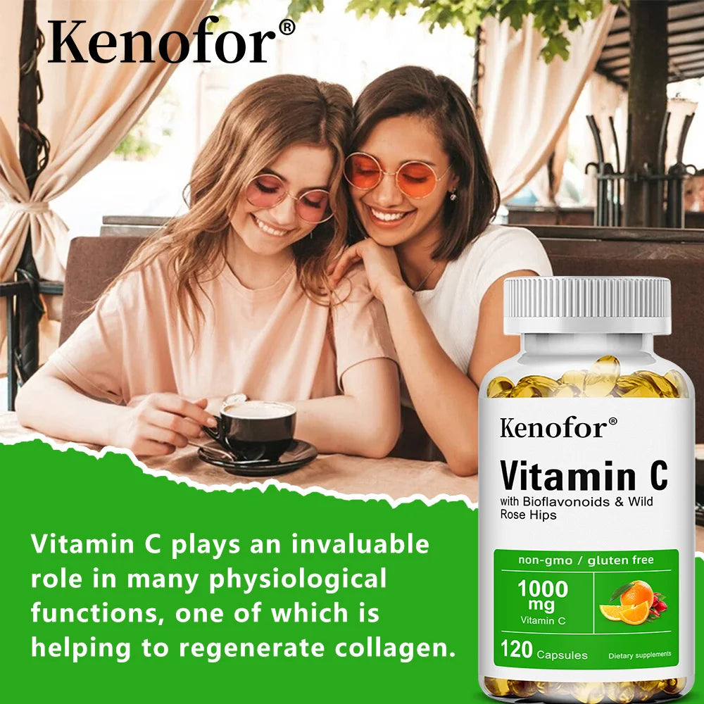 Vitamin C 1000mg - with Bioflavonoids & Wild Rose Hips