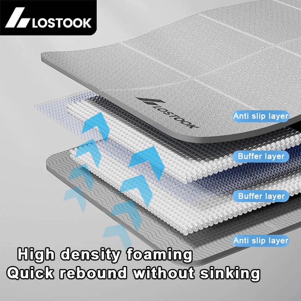4mm Thick TPE Foldable Yoga Mat