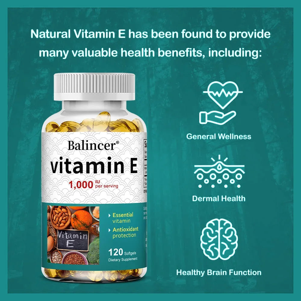 Vitamin E Supplement, 1000 IU Per Serving