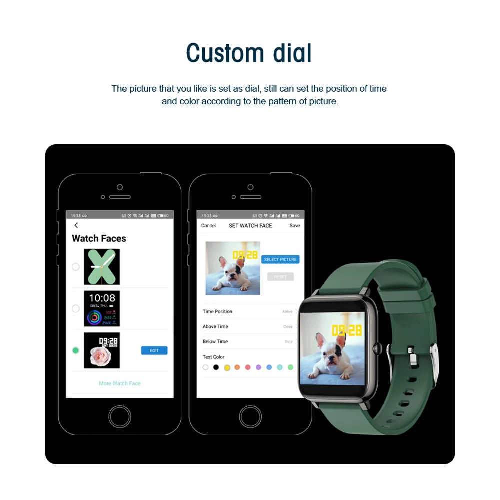 Smart Watches Men Women Sports Clock