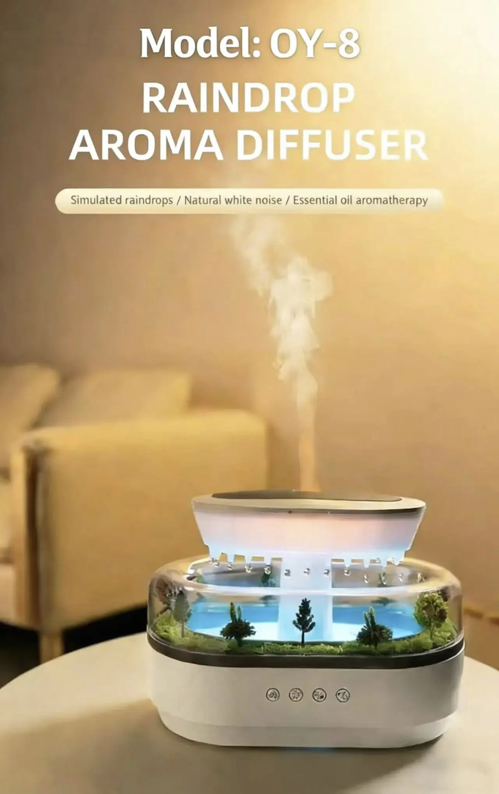 Aroma Humidifier Raindrop Air Humidifier