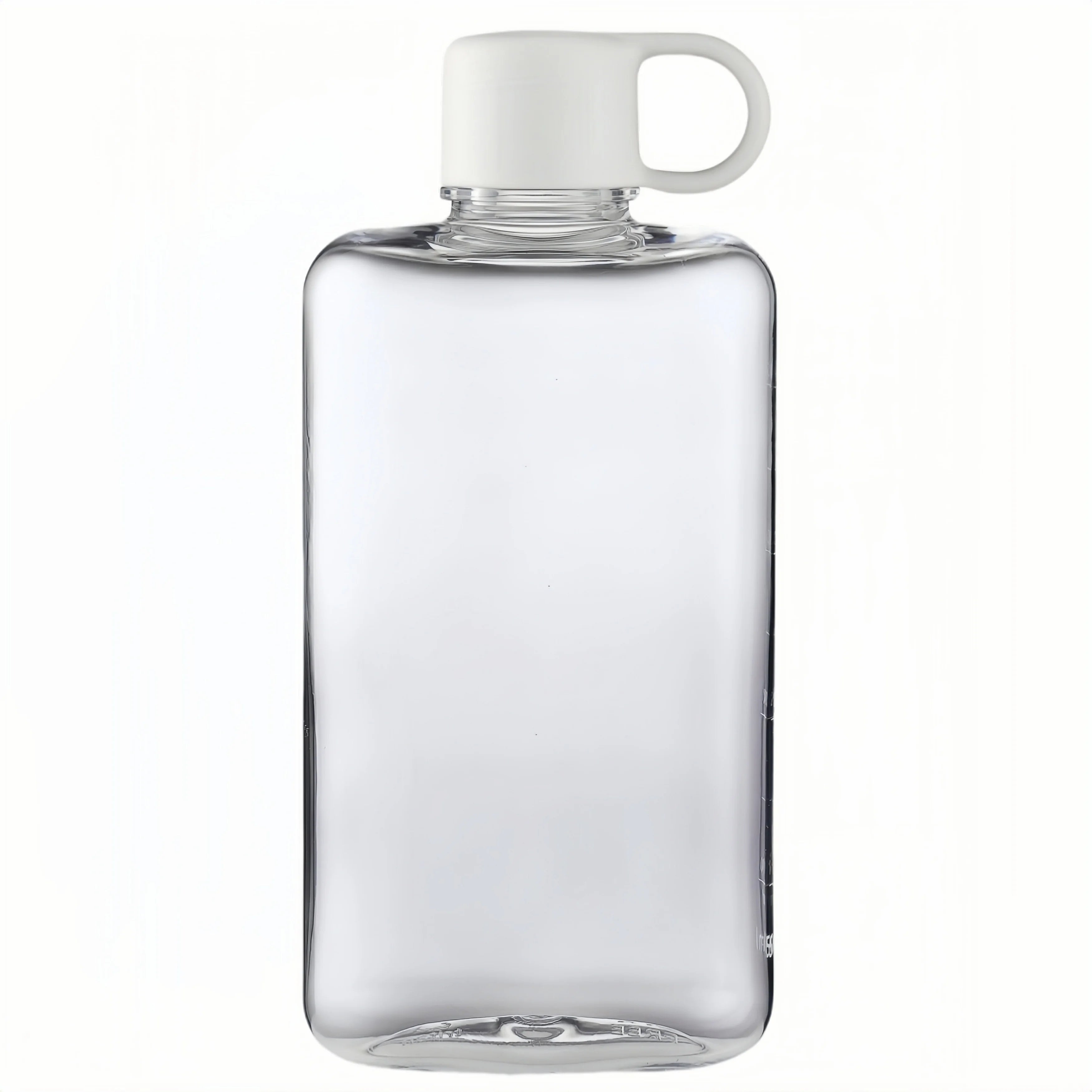 Water Botlte Flat Bpa Free Sport Clear Plastic