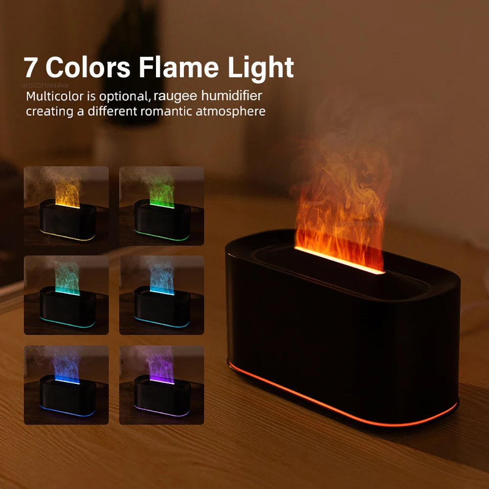 Aroma Humidifier Flame Essential Oils