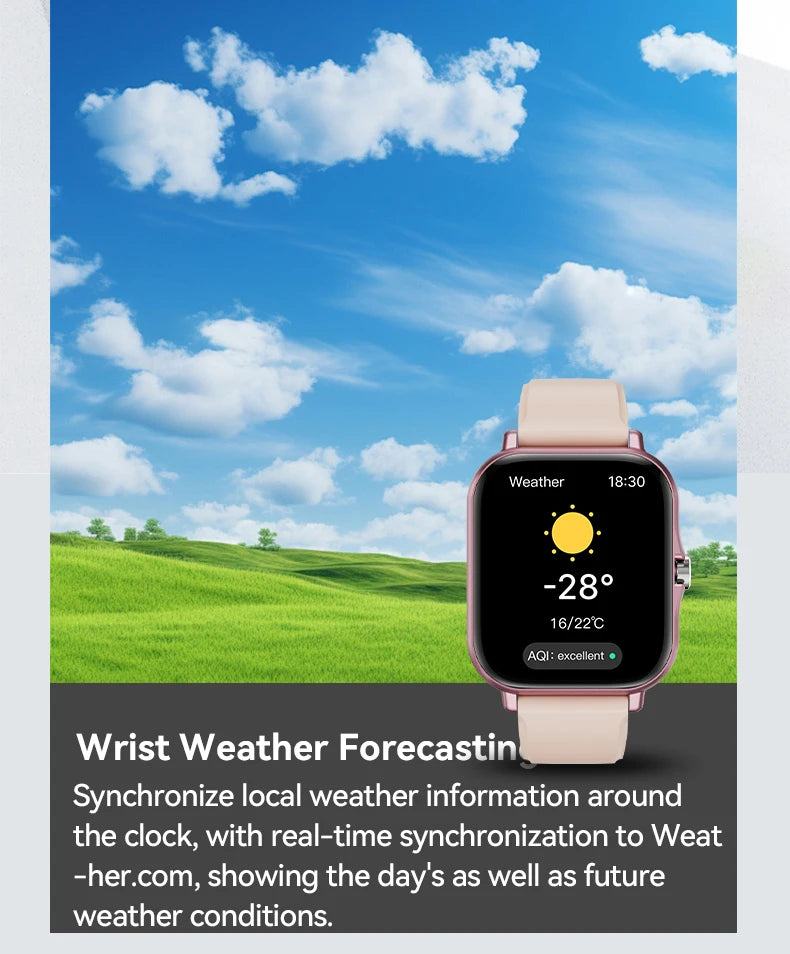 LAXASFIT 2025 New Smart Watch for Men Women