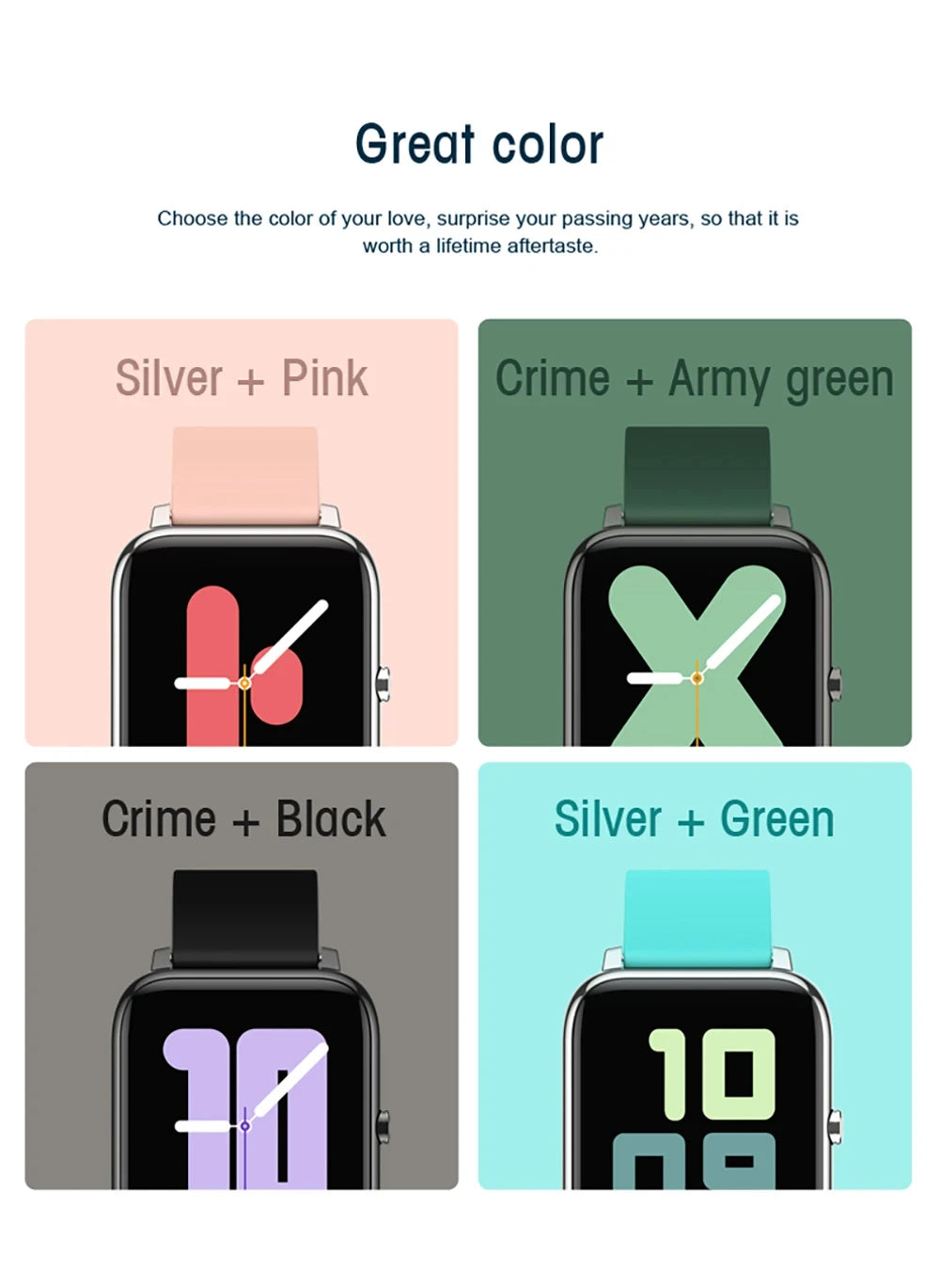 Smart Watches Men Women Sports Clock