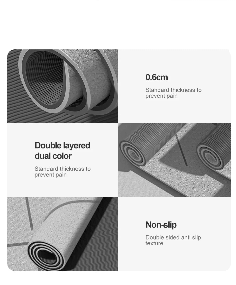 190CM Non Slip Yoga Mat