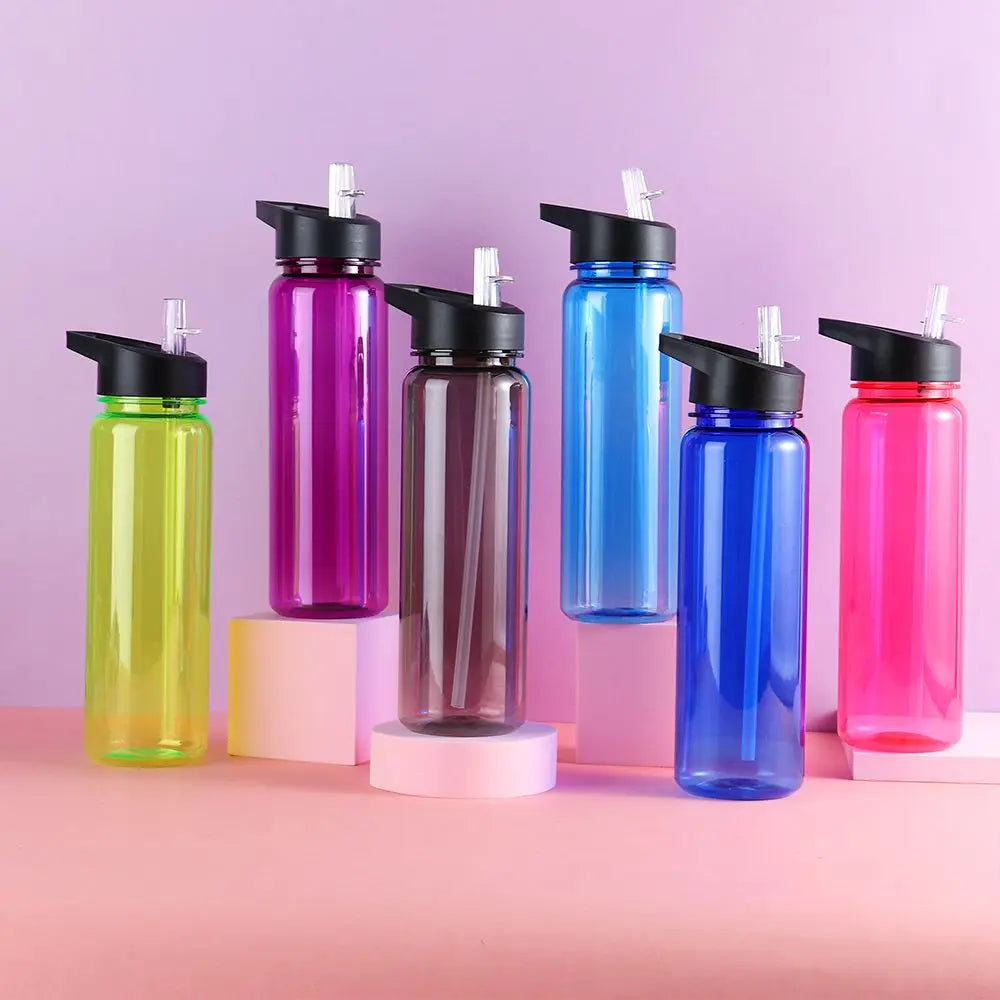 Water Bottle with Straw