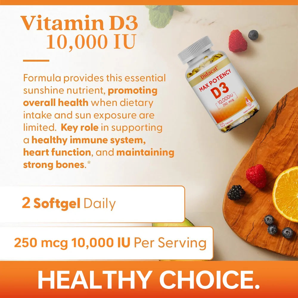 Vitamin D3 10,000 IU (250 mcg)