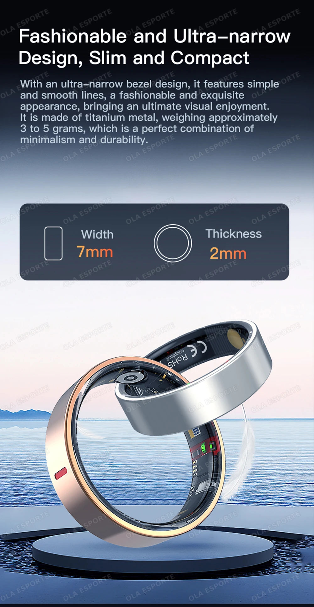 Smart Watch For Men Women IP68 Waterproof