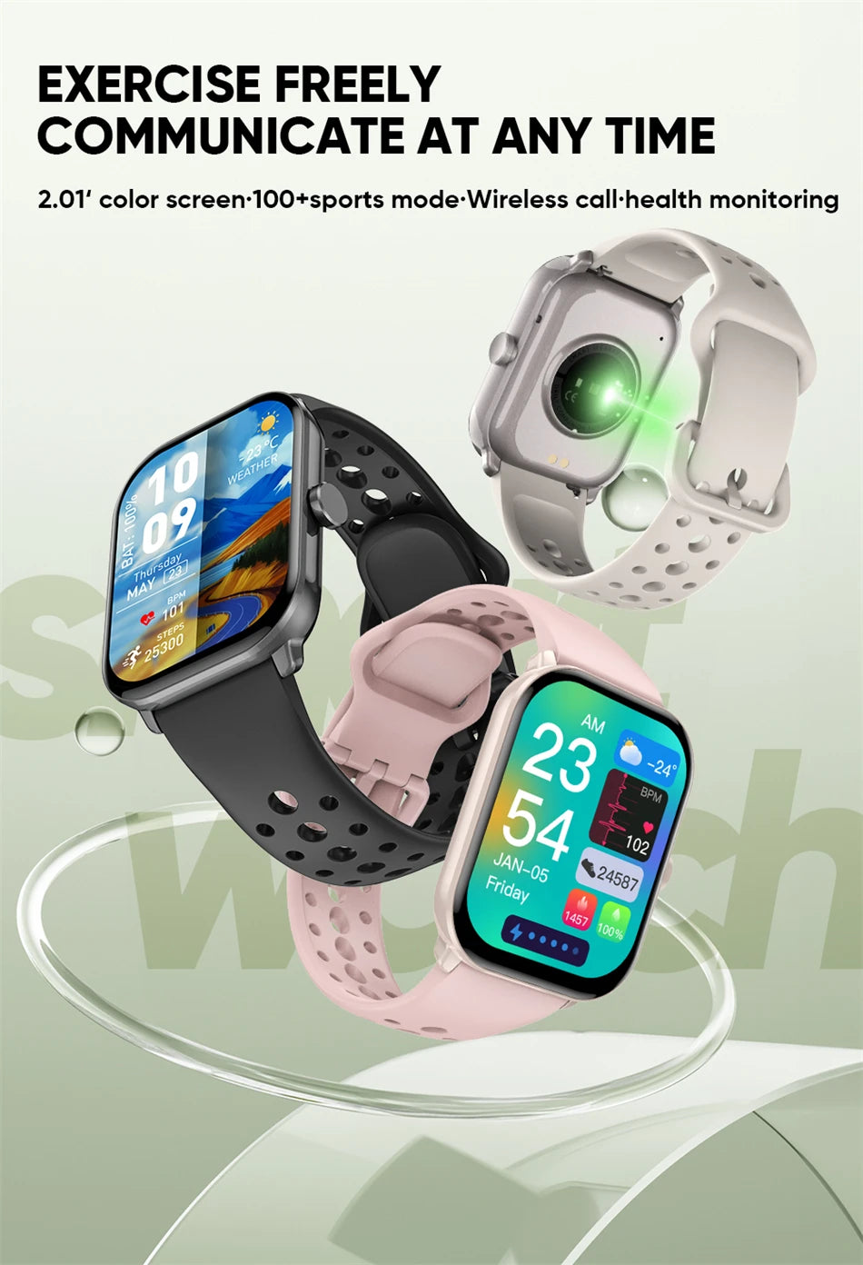 Smartwatches Men Women HD