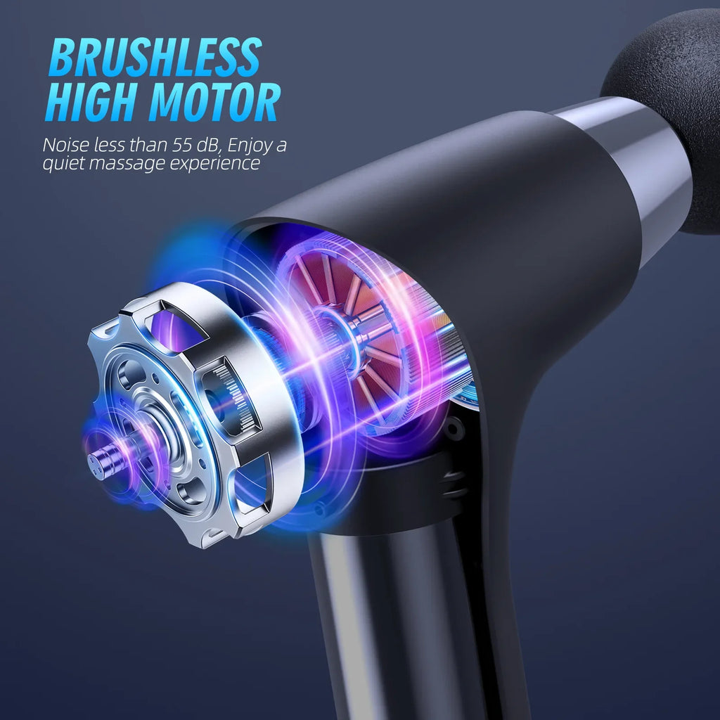 Touchscreen Fitness Equipment  Relaxation Muscle Massager Fascia Gun