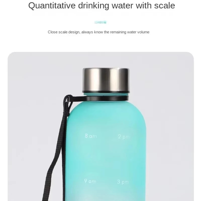 Water Bottle With Time Marker