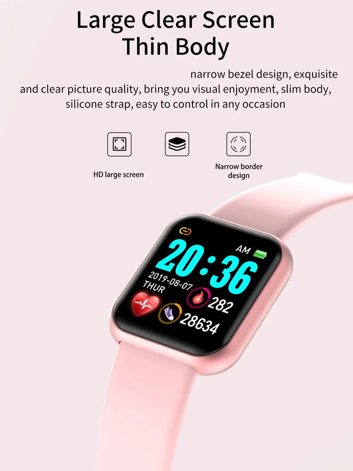 Smart Watch For Women Men Wristwatch
